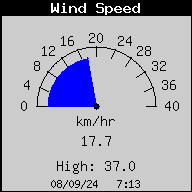 Current Wind Speed